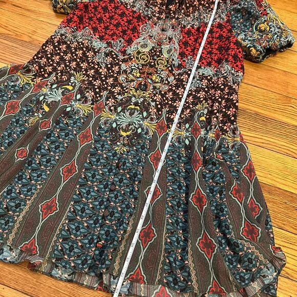 Alice olivia janis mixed print mini dress - Picture 7 of 8
